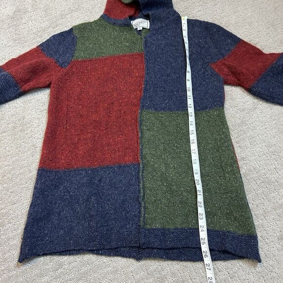 Kerry Traditions Woollen Mills Killarney Ireland Sweater S Colorblock Wool Silk - Picture 11 of 13